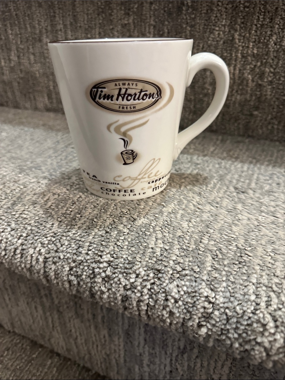 Tim Hortons Always Fresh Limited Edition #005 ceramic coffee mug from 2005